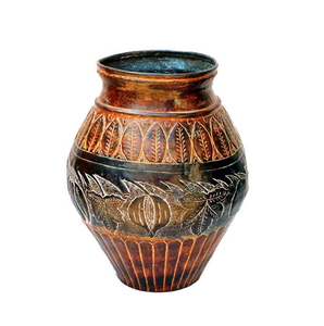 แจกันดอกไม้โลหะทองเหลืองสำหรับตกแต่งงานแต่งงานของตกแต่งบ้าน - Product Image 1