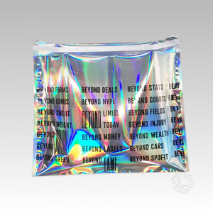 Tùy chỉnh bạc lá gửi thư Túi tự dính Holographic Laser Poly bưu phẩm quần áo bao bì túi - Product Image 6