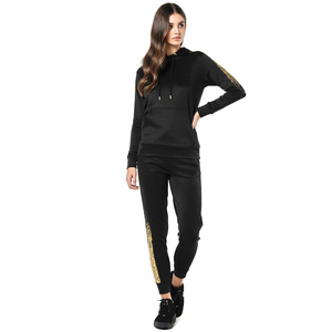 Meilleur ensemble de survêtements de haute qualité pour femmes sweat à capuche en molleton chaud personnalisé avec impression 3D en relief survêtements à capuche pour femmes - Product Image 5