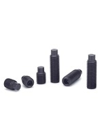 Vis sans tête hexagonale à pointe DIN 915 GB/T 79, grade 12.9, oxyde noir, haute résistance, tête cylindrique hexagonale