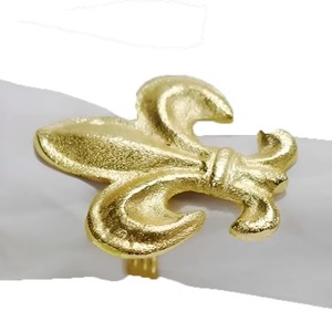 Servilletero de aluminio en forma de manzana de alta calidad Trending 2025, chapado en oro para una decoración de mesa elegante - Product Image 2