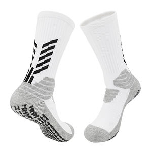 Chaussettes de football/football athlétiques antibactériennes de logo personnalisé de haute qualité respirantes à séchage rapide antidérapantes - Product Image 3