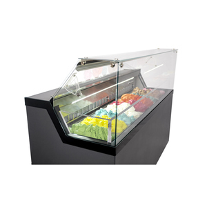 Vitrina Refrigerada FRAMEC para Helados, con 6 Contenedores de 5L, 1190x677x1190mm, para Helados, Postres y Gelato - Product Image 4