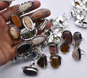 Anillo de Piedras Preciosas, Hermoso Anillo, Anillos para Mujer, Anillos de Joyería, Anillo de Piedras Preciosas Chapado en Plata 925, Anillo de Piedras Preciosas Talla Estadounidense 4-10 - Product Image 3