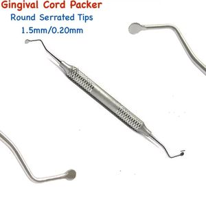 10 Empacadores de Cordón Dental 0.20mm/1.5mm para Retracción Gingival, Periodontal, Manual, de Acero Inoxidable, Taidoc Ti-90120, Reutilizables, Autoclavables - Product Image 3
