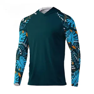 Camisa de pesca de secagem rápida para meninos e meninas, roupa especial de torneio personalizada de alta qualidade
