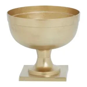 Tazón DE SERVICIO DE Metal de Color gris, uso de cocina en el hogar, centro de mesa de lujo, artículo de uso decorativo de mesa más vendido - Product Image 2