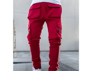 กางเกงจ็อกเกอร์ผู้ชายผ้าคอร์ดูรอยดีไซน์ล่าสุด ทรงลำลอง กันยับ น้ำหนักปานกลาง สวมใส่สบาย จากโรงงานโดยตรง - Product Image 4