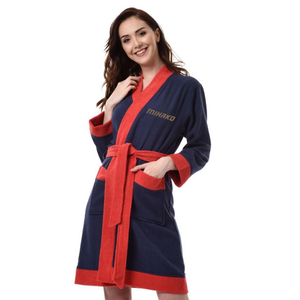 Plush Microfiber Fleece Bathrobe Custom Coral Fleece100% Polyester Bathrobe <b>Spa</b> <b>Robe</b> pink Bath <b>Robe</b> Custom Winter Bathrobe - Product Image 3