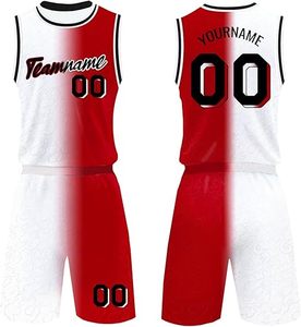 ชุดเครื่องแบบบาสเก็ตบอลแห้งเร็วพิมพ์ซ้ำได้ชุดเสื้อเจอร์ซีย์ย้อนยุคสำหรับนักศึกษาฤดูร้อน - Product Image 5