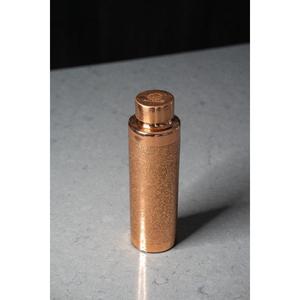 Rice Hammered Texture Copper Water <b>Bottle</b> <b>With</b> Lid Lightweight Leakproof Water <b>Bottle</b> Suitable For Picnic Travels Stain Free - Product Image 4
