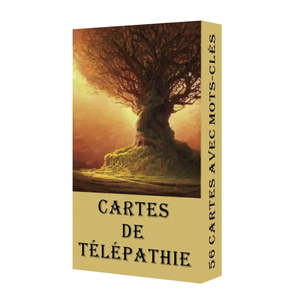 Jeux de cartes divinatoires de télépathie, cartes de tarot de qualité supérieure, articles promotionnels - Product Image 1