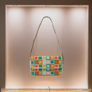 Nueva colección, bandolera con cuentas Bohemias de diseñador de estilo bohemio indio para mujer, bolso de hombro hecho a mano de noche de glowin fashion - Product Image 2