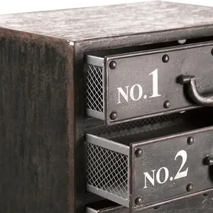 ANCIENT WORKS Modern Metal Living Room Cabinet 8 Drawers Adjustable Custom Made Size & Color OEM - Product Image 2