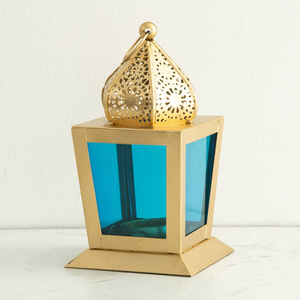 Hot selling luxury <b>Moroccan</b> Lantern candle holder for home use decorative table decor <b>lighting</b> decor silver morroco lantern - Product Image 6