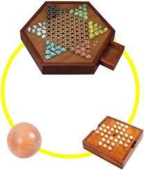 Jeu de société solitaire en bois de manguier fait à la main pour l'automne Trending Wooden Ball Board for Children's Fun in Summer Winter Spring - Product Image 3