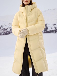 Femme automne hiver doudoune pour femmes doudoune solide col montant Plaid ultra-léger blanc duvet de canard manteau garder au chaud - Product Image 6