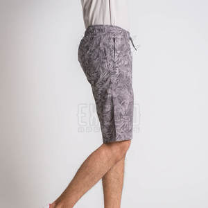 Nuevos pantalones cortos atléticos para hombre, Jogger con cordón de Color sólido con bolsillos con cremallera y bordado, ropa deportiva informal, tendencia - Product Image 5