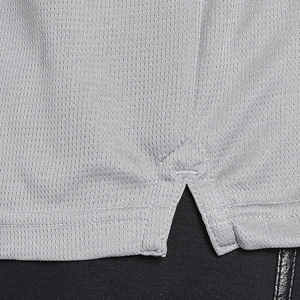 Camiseta de golf informal de manga corta para hombre, cuello redondo para Polo en patrón sólido, tela de punto que absorbe la humedad de 200 gramos - Product Image 5