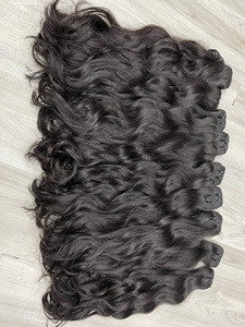 Venta 2025 Cabello Ondulado Natural con Cutícula Alineada al por Mayor de Vietnam, Extensiones de Cabello Humano con Ondas Naturales, Sin Caída, Cabello Sin Procesar - Product Image 3