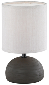 Lampada da tavolo in ceramica marrone, modello Luci E14 (Trio Lighting 50351026) - Product Image 1
