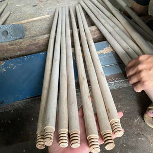 Hot Sales American Thread Wooden Broom <b>Sticks</b> Length 120cm Made In Vietnam - Product Image 1