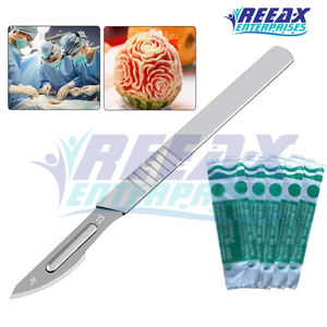 REEAX ENTERPRISES, cuchillos quirúrgicos de acero inoxidable hechos a mano, hoja, servicio OEM, suministro al por mayor, buena base, instrumentos quirúrgicos - Product Image 4