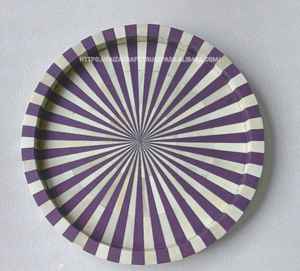 Bandeja de servicio de desayuno con incrustaciones de resina para Hotel restaurante hogar con mayorista de la mejor calidad - Product Image 4