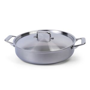 Stainless Steel <b>Casseroles</b> for Regular Use Custom Shape and Size <b>with</b> <b>Glass</b> <b>Lid</b> Durable Kitchenware - Product Image 4