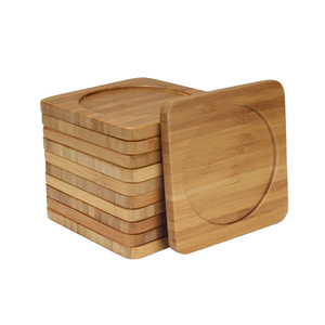 Hot Selling Customized Engraved Mango Wood Square <b>Drinking</b> <b>Coasters</b> for Dining Table Use - Product Image 2