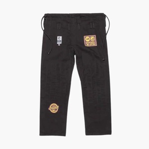 Conjunto de Kimono de BJJ Shogoroll, Negro, de Algodón, para Hombre Adulto, Ropa de Artes Marciales con Logotipo Bordado y Bolsa con Cordón - Product Image 3