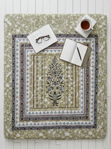 Sábana de Lujo King Size 100% Algodón No Tejido 93x108 Resistente a las Arrugas Absorbente de Humedad Elegante Estampado de Rayas Marrones - Product Image 3