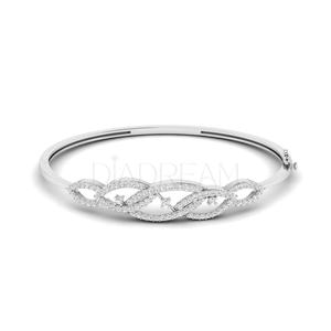 Round Cut Moissanite Diamond Women <b>Bracelet</b> Designer Women Classic Diamond <b>Bracelet</b> 925 <b>Sterling</b> <b>Silver</b> Fancy <b>Bracelet</b> - Product Image 1
