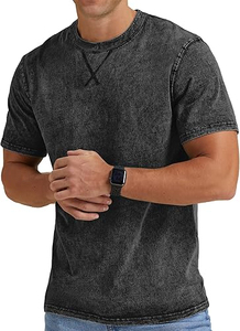 Camiseta con logotipo hecho a medida para hombre Camisetas con cuello en V de secado rápido de alta calidad Stock para hombre, ropa a granel, fardo de ropa mixta, ropa usada - Product Image 2
