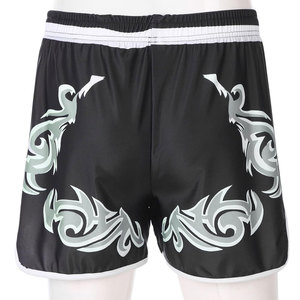 Shorts d'arts martiaux de Muay Thai avec impression de logo OEM Service pour hommes, nouvel arrivage - Product Image 4