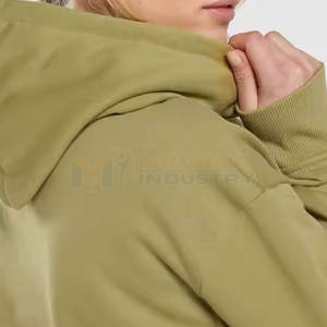 เสื้อฮู้ดผู้หญิงคุณภาพสูง สีตามสั่ง ทรงเข้ารูป รับสกรีนโลโก้ สำหรับขายออนไลน์ - Product Image 5