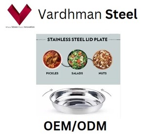 Lonchera de Acero Inoxidable con Doble Pared Aislada, Doble Aislamiento, Doble Frescura, Lonchera de Acero Inoxidable con 2 Compartimentos y 1 Tapa - Product Image 4