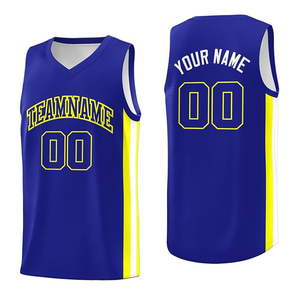 Maillot de basket-ball personnalisé réversible 100% short de basket-ball en polyester uniforme de sport d'été pour hommes Laker - Product Image 1