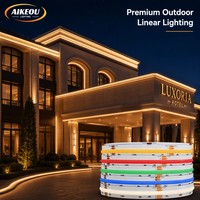 Bande LED COB adressable WS2814 RGBW, étanche IP67, DC24V, 784 LED/m, ruban linéaire numérique à effet de poursuite, CRI 90+