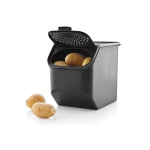 5.5 Lt Maxi dispensa contenitore di stoccaggio di cipolle di patate etichetta nera rossa