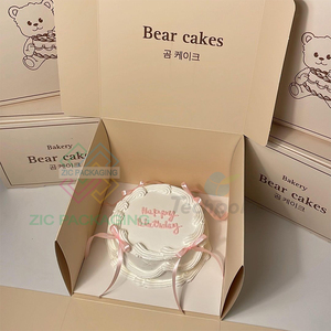 Wholesale Custom Folding Flat Cardboard Luxury Pastry Bread Cake Bakery Donut Paper Boxes - Product Image 6