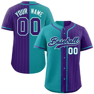 Maillot de baseball boutonné de haute qualité avec numéro de nom personnalisé et maillot de vente en gros respirant et imprimé avec logo - Product Image 4