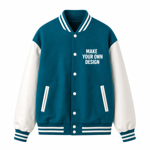 CUSTOM UNIVERSITY VARSITY <b>JACKET</b> WOOL BLEND <b>BASEBALL</b> <b>JACKET</b> EMBROIDERED LOGO OEM ODM WHOLESALE FACTORY - Product Image 2