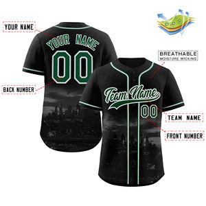 Maillot de baseball personnalisé, streetwear à sublimation, chemises de baseball personnalisées, uniforme de sport, maillot de softball à boutons complets - Product Image 2