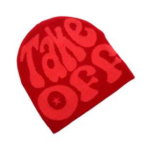 Bonnets tricotés Bonnets unisexes à imprimé jacquard et bouffantes Bonnet d'hiver Bonnet en polyester recyclé avec logo personnalisé - Product Image 3