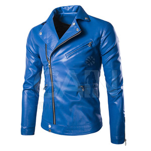 Automne hiver hommes veste en cuir meilleure qualité hommes veste en cuir véritable cuir hommes veste d'hiver - Product Image 1