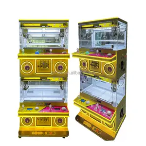 Pas cher 4 joueurs Dolls Catcher Games Machine Coin Operated Toy Arcade Crane Claw Machine