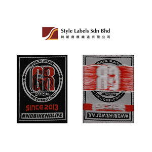 Étiquettes tissées damassées personnalisées de qualité supérieure et abordables, lavables, découpées au laser pour vêtements et sacs, parfaites pour votre logo de marque - Product Image 2