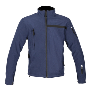 Men's Grey All-Season Motorbike Textile Jacket <b>Light</b> Soft <b>Shell</b> CE Armoured Windproof Motorcycle Adventure Jacket - Product Image 3