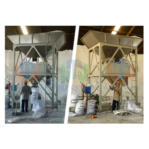 TBM-SB02 Series Bagging Machine Semi-automatic For Poultry Feed Pet Foods 10kg 25kg 40kg 50kg Paper Bag Package And Sewing - Product Image 1